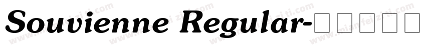 Souvienne Regular字体转换